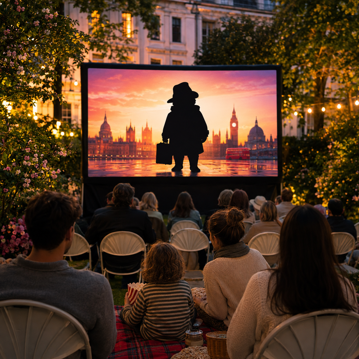 Cinema Under the Stars: Paddington The Movie at Nevern Square - tlc Estate Agents