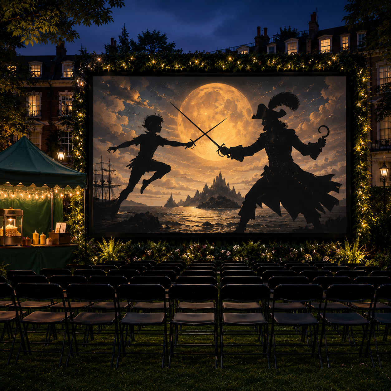 Cinema Under the Stars: Hook at Bramham Gardens - tlc Estate Agents
