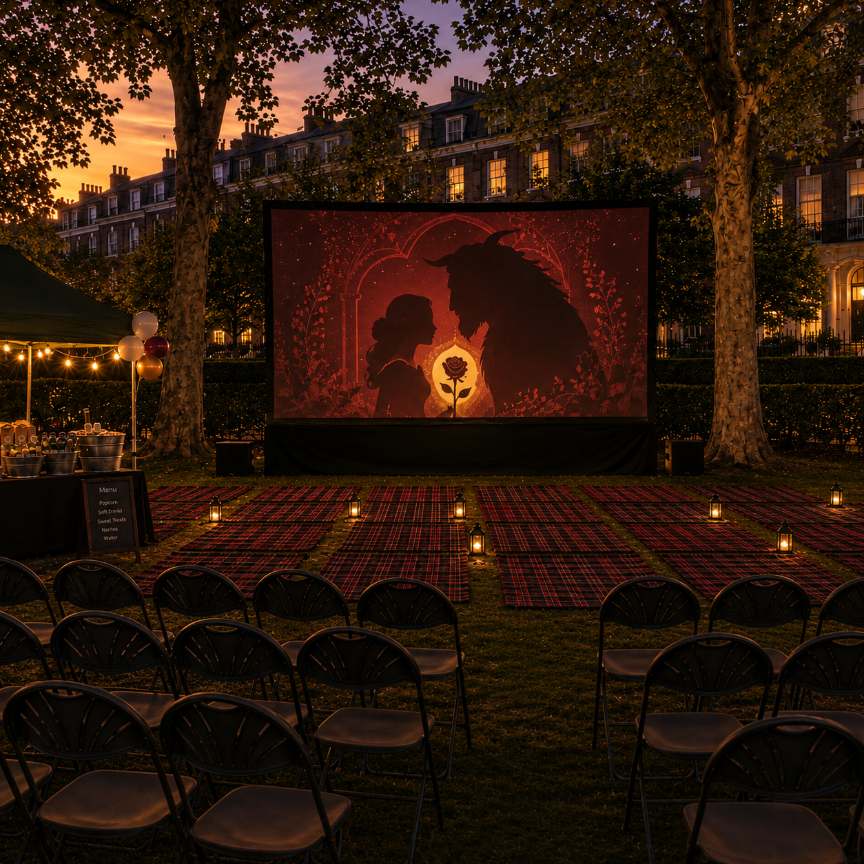 Cinema Under the Stars: Beauty and the Beast at Nevern Square - tlc Estate Agents